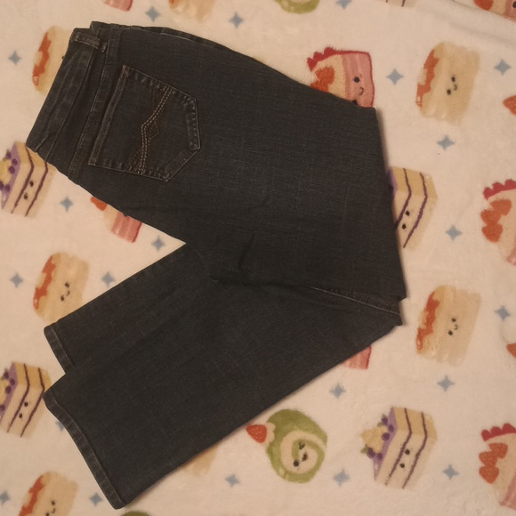 St. John's Bay Denim - St. John's Bay Dark Blue Straight Leg Jeans